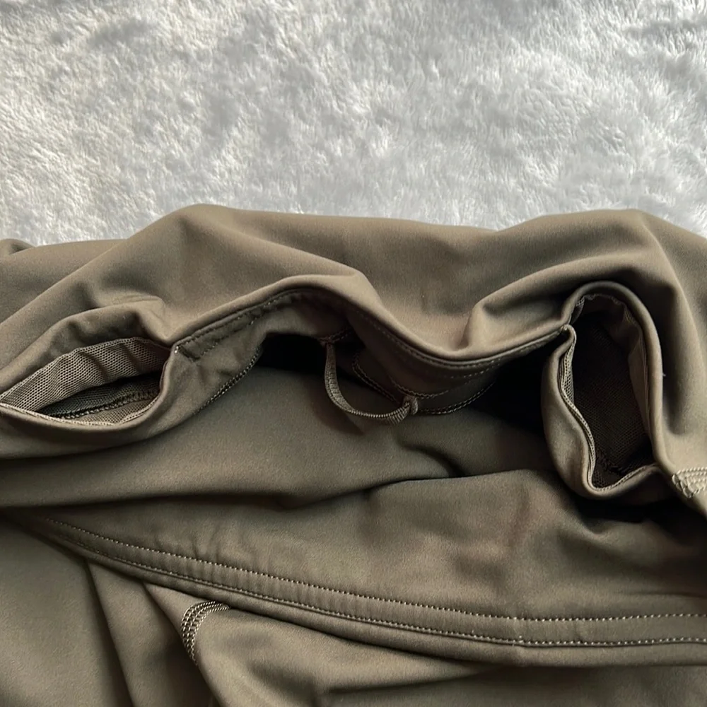 💥Lululemon Zip The Line Crop Legging Green Size 6
